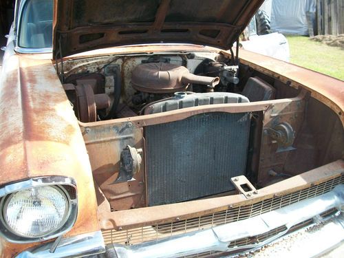1957 CHEVY 4 DOOR HARD TOP, POWER PACK CAR, ALL ORIGINAL, NUMBER MATCHING, US $6,450.00, image 12