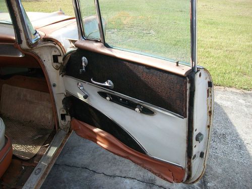 1957 CHEVY 4 DOOR HARD TOP, POWER PACK CAR, ALL ORIGINAL, NUMBER MATCHING, US $6,450.00, image 21