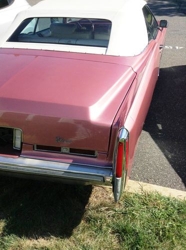 75 cadillac eldorado convertible - no reserve good condition