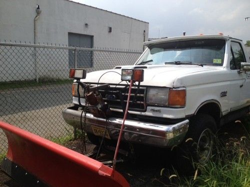 Ford f 250 &amp; western power angle plow