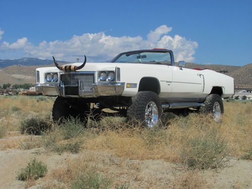 1971 cadillac eldorado base convertible 2-door 8.2l, custom, hot rod, cowboy cad