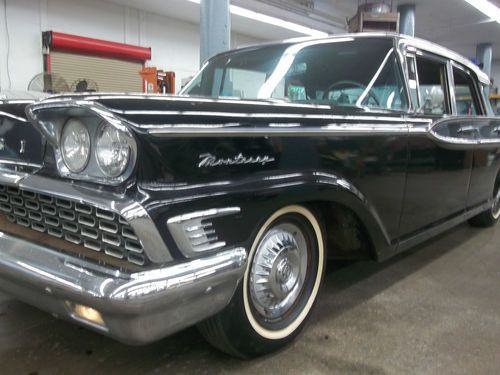 1959 Mercury Monterey Black/White 4 Door Sedan All Original w/ Low Miles, image 2