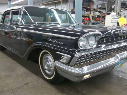 1959 Mercury Monterey Black/White 4 Door Sedan All Original w/ Low Miles, image 9