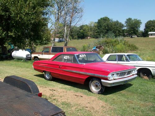 1964 ford galaxie fastback drag car