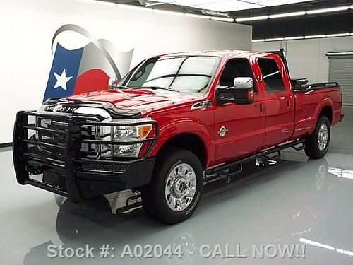 2011 ford f250 lariat fx4 4x4 diesel sunroof nav 55k mi texas direct auto