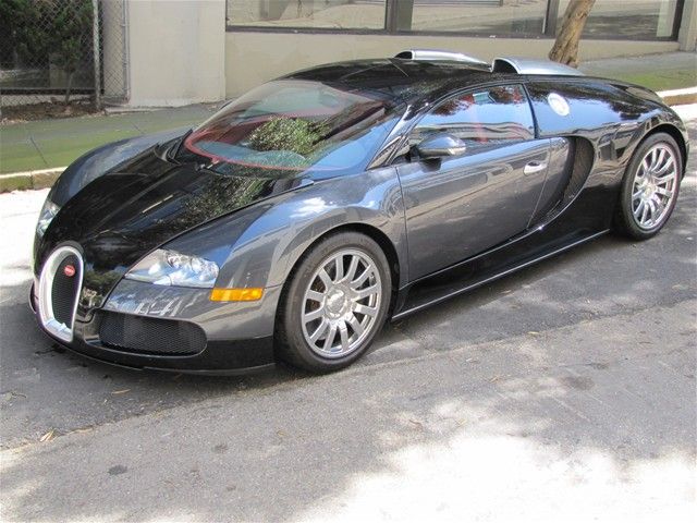 2008 bugatti veyron black/gray 
