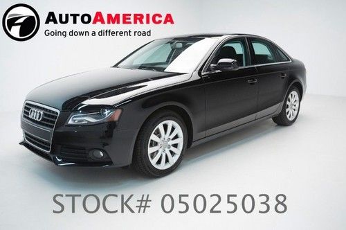 38k low miles audi a4 black premium plus 1 one owner leather automatic