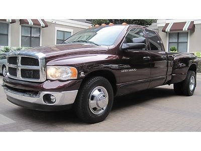 2005 dodge ram 3500 cummins 5.9l diesel dually quad cab 2wd auto 117,975 miles!!