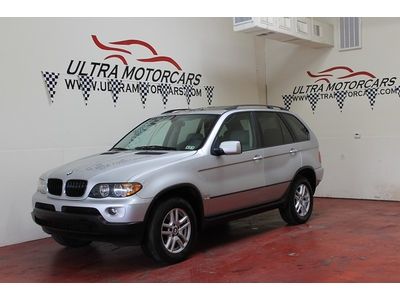 04 bmw x5 3.0 awd moonroof leather cd traction xm radio low miles &amp; xtra clean!!