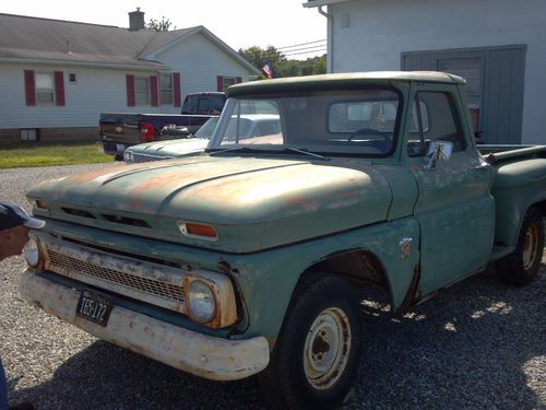 64 Chevy C10 Step Side w/title and 2nd parts truck w/a283 and GM 350 Crate Motor, image 8