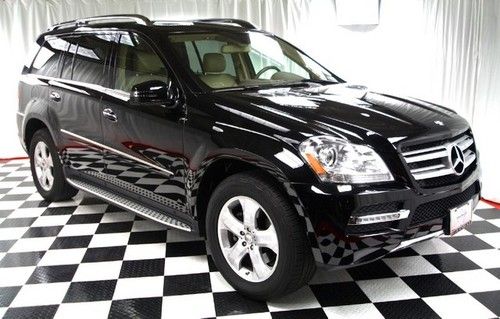 2012 mercedes gl450 - rear a/c - p01 pkg - blind spot - park - running boards!!