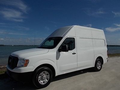 12 nissan nv 2500 hd high roof cargo - warranty - clean auto check no accidents