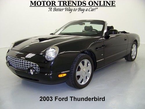 2003 hardtop convertible htd seats chrome wheels ford thunderbird 47k