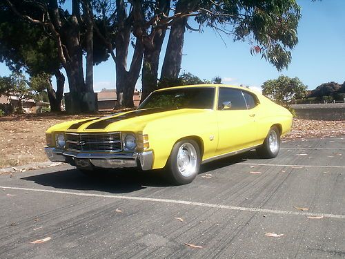 71 chevelle ss 454 pro street hot rod custom