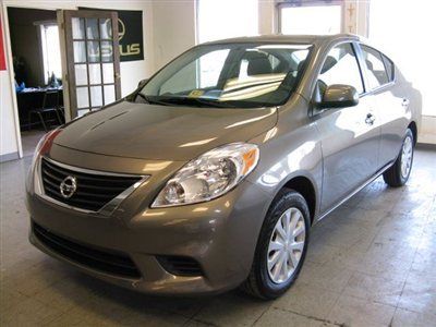 2012 nissan versa sv factory warranty gas saver pwr win/lks cd/mp3/aux $12,495