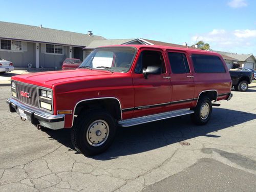 1991 suburban sle 2500 4x4 350 engine 99 pictures and a hd video no reserve