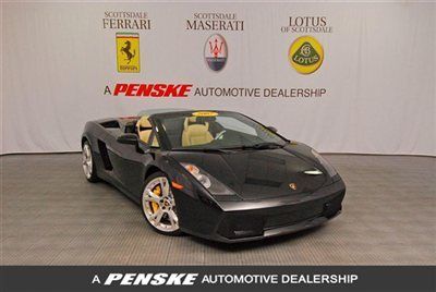 2007 lamborghini gallardo spider~only 1,500 miles~e-gear~rear camera~stitching~