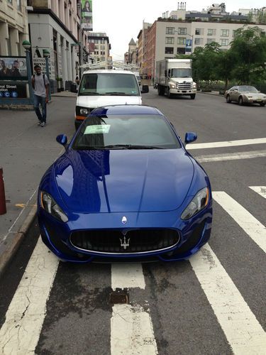 Mint 2013 maserati gt sport-bright blue with black interior