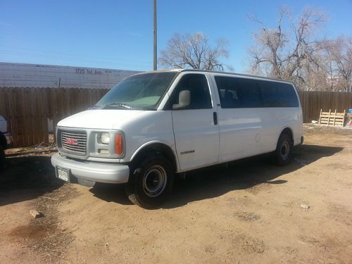 1998 gmc savana 3500 sle extended passenger van 3-door 5.7l low miles 78000