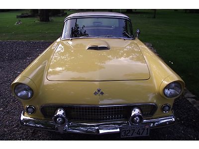 BEAUTIFUL - RARE 1955 THUNDERBIRD GOLDENROD YELLOW ROADSTER, US $29,000.00, image 3