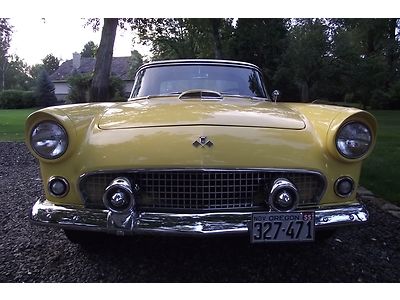 BEAUTIFUL - RARE 1955 THUNDERBIRD GOLDENROD YELLOW ROADSTER, US $29,000.00, image 4
