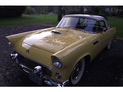 BEAUTIFUL - RARE 1955 THUNDERBIRD GOLDENROD YELLOW ROADSTER, US $29,000.00, image 11