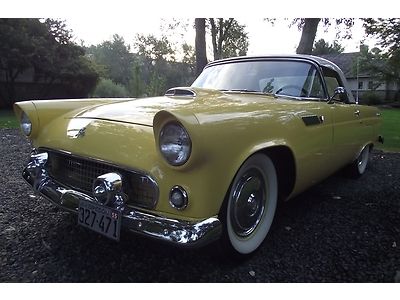 BEAUTIFUL - RARE 1955 THUNDERBIRD GOLDENROD YELLOW ROADSTER, US $29,000.00, image 12