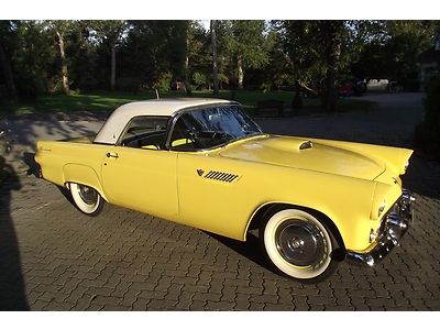 BEAUTIFUL - RARE 1955 THUNDERBIRD GOLDENROD YELLOW ROADSTER, US $29,000.00, image 29