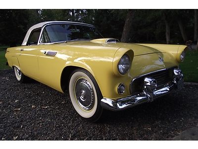 BEAUTIFUL - RARE 1955 THUNDERBIRD GOLDENROD YELLOW ROADSTER, US $29,000.00, image 38