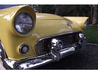 BEAUTIFUL - RARE 1955 THUNDERBIRD GOLDENROD YELLOW ROADSTER, US $29,000.00, image 39