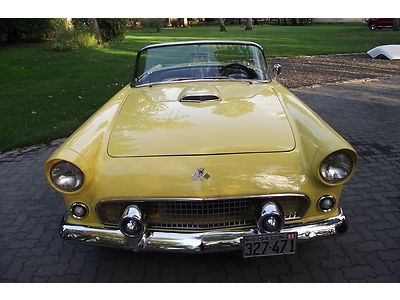 BEAUTIFUL - RARE 1955 THUNDERBIRD GOLDENROD YELLOW ROADSTER, US $29,000.00, image 62