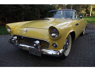 BEAUTIFUL - RARE 1955 THUNDERBIRD GOLDENROD YELLOW ROADSTER, US $29,000.00, image 65