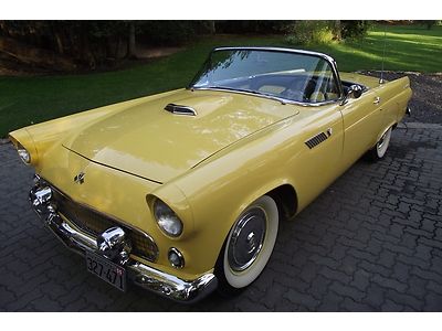BEAUTIFUL - RARE 1955 THUNDERBIRD GOLDENROD YELLOW ROADSTER, US $29,000.00, image 66
