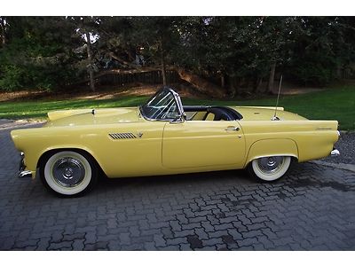 BEAUTIFUL - RARE 1955 THUNDERBIRD GOLDENROD YELLOW ROADSTER, US $29,000.00, image 67