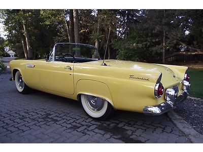 BEAUTIFUL - RARE 1955 THUNDERBIRD GOLDENROD YELLOW ROADSTER, US $29,000.00, image 68