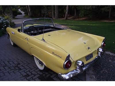 BEAUTIFUL - RARE 1955 THUNDERBIRD GOLDENROD YELLOW ROADSTER, US $29,000.00, image 69