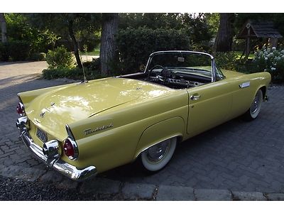 BEAUTIFUL - RARE 1955 THUNDERBIRD GOLDENROD YELLOW ROADSTER, US $29,000.00, image 70