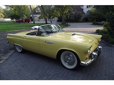 BEAUTIFUL - RARE 1955 THUNDERBIRD GOLDENROD YELLOW ROADSTER, US $29,000.00, image 71