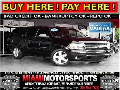 We finance 07 chevrolet suv full size nicely equipped