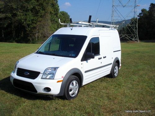 Ford transit connect xlt mini cargo van 4-door bins shelves &amp; racks no reserve