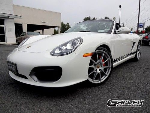 2011 porsche boxster spyder convertible 2-door 3.4l