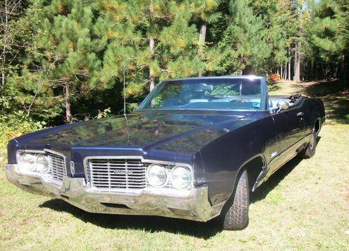 1969 oldsmobile delta 88 convertible - rocket 445 - euc