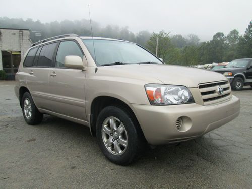 2006 toyota highlander base sport utility 4-door 3.3l 3rd row seating no reserve