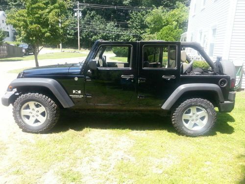 2008 jeep wrangler unlimited x sport utility 4-door 3.8l