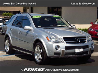 Ml63 4matic 4dr 6.3l amg m-class navigation/rear camera/rear dvd/park assist/rea