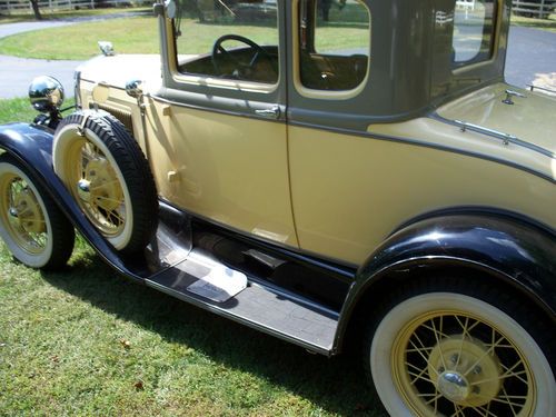 1930 ford model a coupe with rumble seat