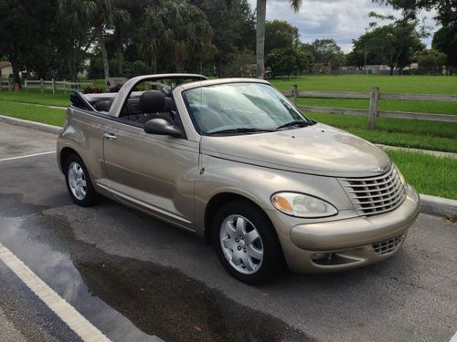 2005 chrysler pt cruiser touring convertible 2-door 2.4l