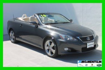 2010 lexus is250 v6 convertible w/nav/bkup cam/climate seats/ sat radio/keyless!