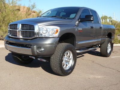 2007 2500 crew shorty 4x4 5.9 cummins diesel lifted 20's laramie 72k mis 1 owner