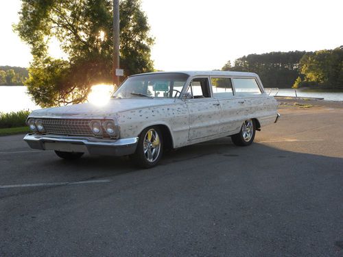 1963 chevrolet biscayne wagon nomad parkwood kingswood belair camaro rat rod hot